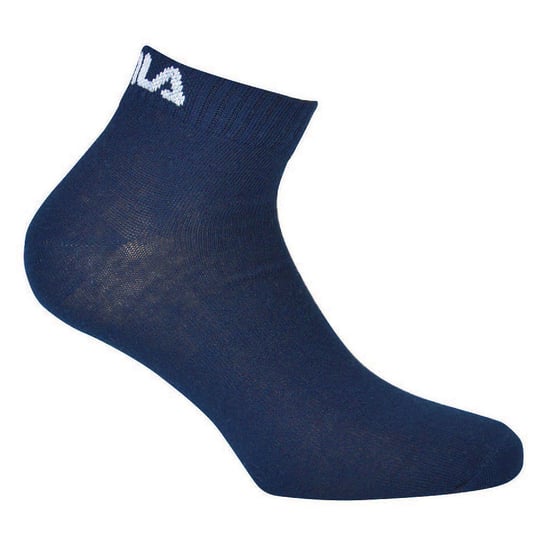 Fila, Skarpety sportowe, Quarter plain socks, 3-pack, F9300, navy, rozmiar 35/38 Fila