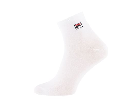 Fila, Skarpety sportowe, Quarter plain socks, 3-pack, F9303, białe, rozmiar 43/46 Fila