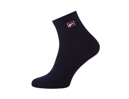 Fila, Skarpety sportowe, Quarter plain socks, 3-pack, F9303, navy, rozmiar 35/38 Fila