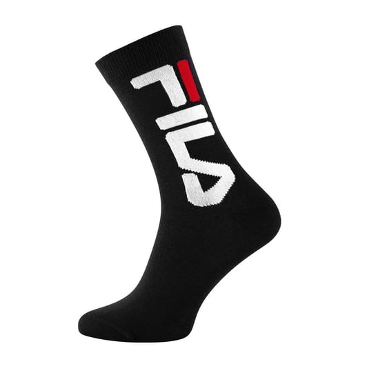 Fila, Skarpety sportowe, Tennis lifestyle socks 2-pack, F9632, czarne, rozmiar 35/38 Fila