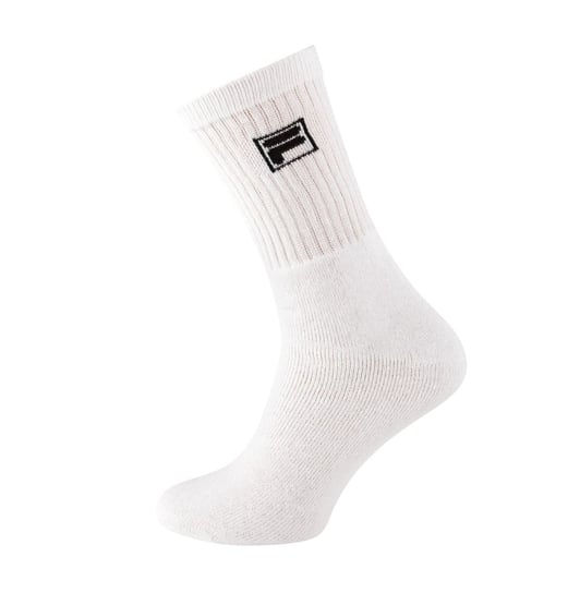 Fila, Skarpety sportowe, Tennis socks, 3 pary, F9000, białe, rozmiar 35/38 Fila