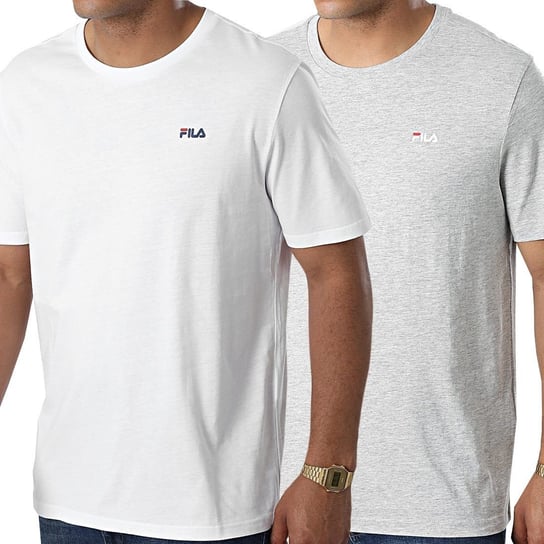 Fila t-shirt 2-Pack biały/szary Brod Tee FAM0083.13149 L Fila
