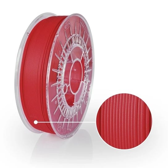 Filament 3D PLA Starter 1.75mm 800g Karmin Red (Czerwony) - Rosa3D ROSA3D