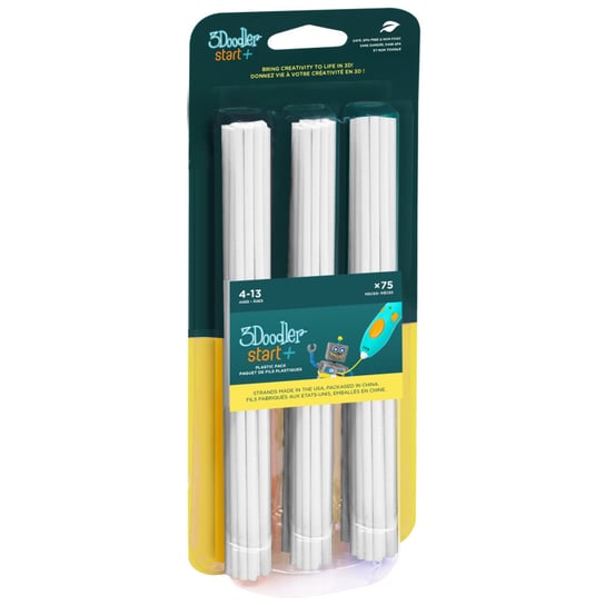 Filament 3Doodler Start, Eko, 2.5mm, 75 sztuk, Simply White 3DOODLER