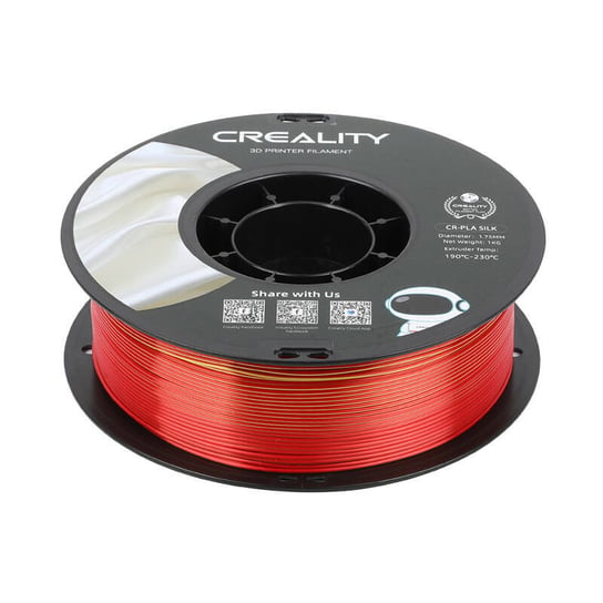 Filament CR-Silk PLA Creality (Złoto-czerwony) Creality