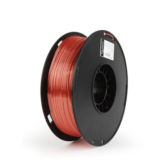 Filament do drukarki 3D GEMBIRD Polymer Glossy Silk, czerwony, 1.75 mm Gembird