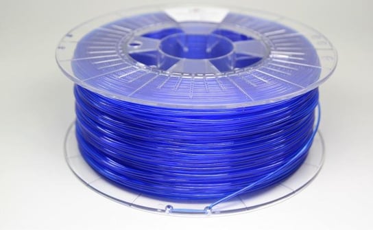 Filament do drukarki 3D SPECTRUM PET-G, niebieski przezroczysty, 1.75 mm Spectrum Filaments