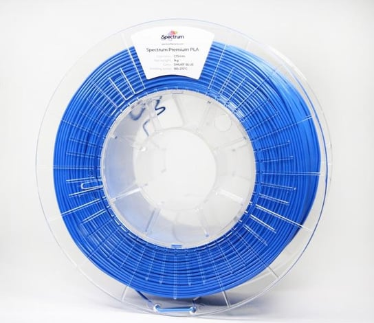 Filament do drukarki 3D SPECTRUM PLA, Smurf Blue, 1.75 mm Spectrum Filaments