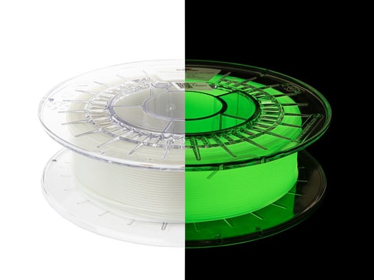 Filament PET-G Glow in the Dark 1.75mm YELLOW-GREEN 0.5g Spectrum Filaments
