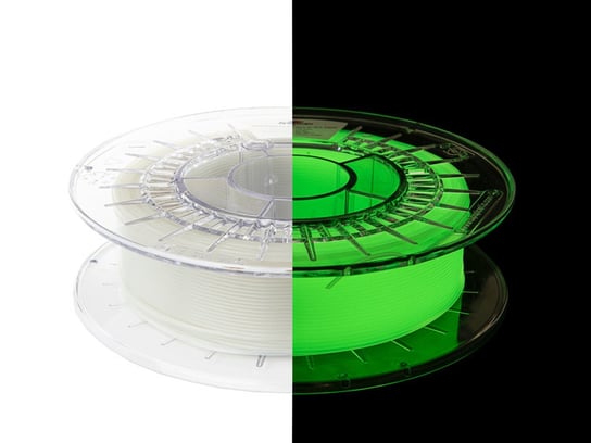 Filament PLA Glow in the Dark 1.75mm YELLOW-GREEN 0.5kg Spectrum Filaments