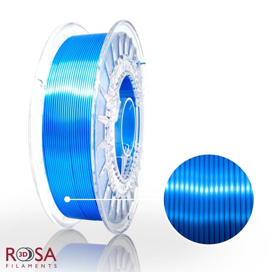 Filament ROSA 3D PLA SILK 1,75mm 800g Niebieski ROSA3D