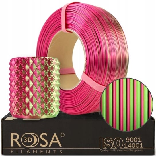 Filament ROSA3D PLA ReFill 1,75mm 1kg Magic Silk Dragon Fruit ROSA3D