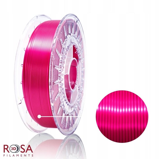 Filament ROSA3D PLA SILK 1,75mm 800g Fuksja ROSA3D