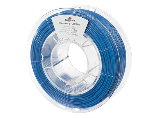 Filament S-Flex 90A 1.75mm PACIFIC BLUE 0.25kg Spectrum Filaments
