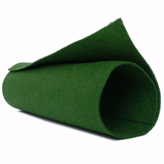 Filc 1mm, wełna/wiskoza, 20x30 cm- ciemna zieleń Filart