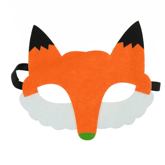 Filcowa maska zwierzątka, Lis, pomarańczowa Arpex