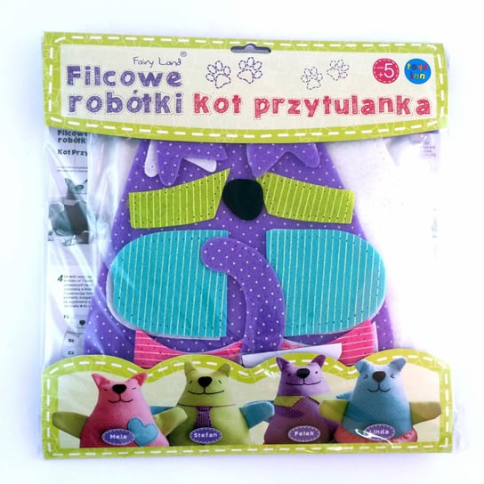 Filcowe Robótki, zestaw kreatywny kot Felek Stnux
