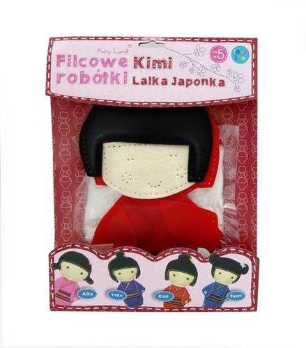 Filcowe Robótki, zestaw kreatywny, lalka Japonka Kimi Stnux