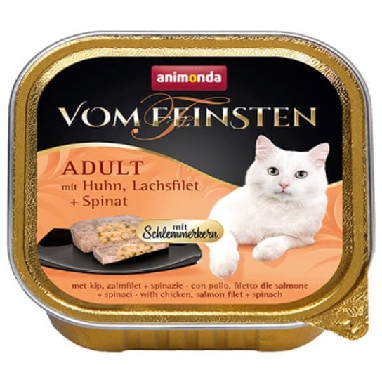 Filet z łososia ze szpinakiem dla kota Animonda Vom Feinstein, 100 g Animonda