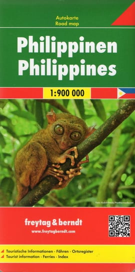 Filipiny. Mapa samochodowa 1:900 000 Opracowanie zbiorowe