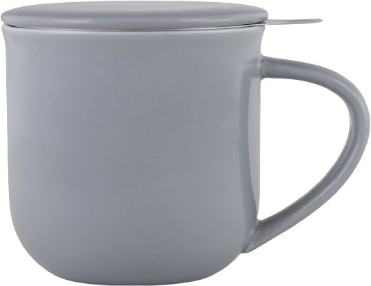 filiżanka do herbaty Minima Balanced 350 ml porcelana szara 2 części TWM