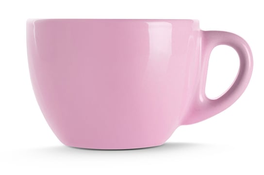 Filiżanka do kawy LUPIN różowy, 180, ceramika Konsimo