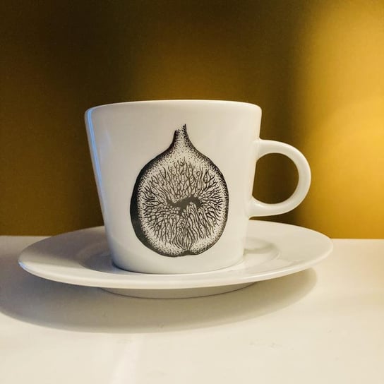 Filiżanka do kawy ręcznie malowana Figa 200ml Rzecz-Pospolita Sztuka Użytkowa