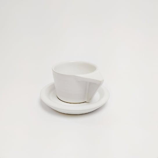 Filiżanka espresso, biały mat, 70 ml MANOceramics