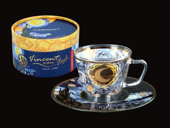 Filiżanka espresso - V. Van Gogh. Gwiaździsta noc (CARMANI) Carmani