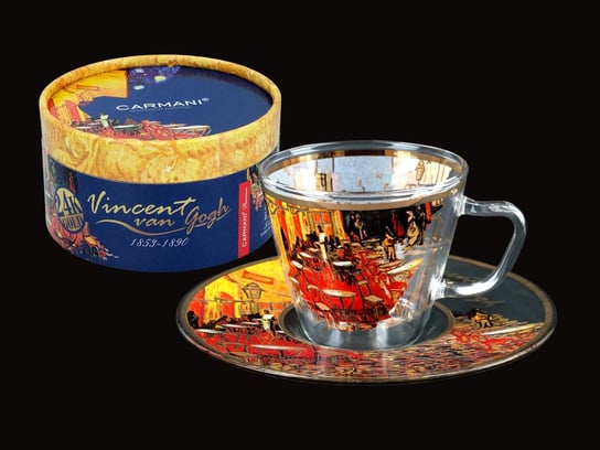 Filiżanka espresso - V. Van Gogh. Taras kawiarni w nocy (CARMANI) Carmani