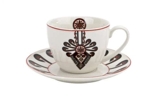 Filiżanka porcelanowa 250 ml + spodek Parzenica Duo