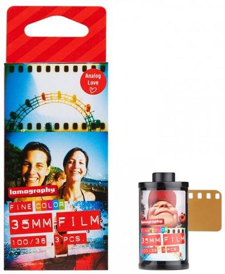 Film LOMOGRAPHY Color Negative, 100 ISO, 135, 3 szt. Lomography