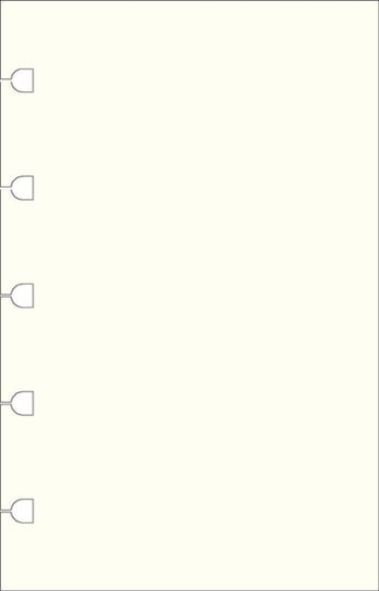 Filofax Pocket Notebook refill - plain paper white Opracowanie zbiorowe