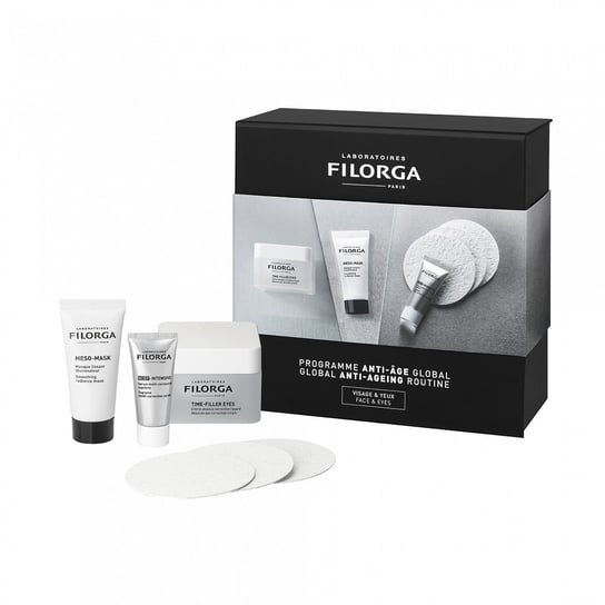 Filorga, Global Anti-Ageing Routine, Zestaw kosmetyków do pielęgnacji twarzy, 4 szt. Filorga