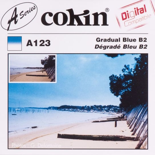 Filtr Cokin A123 Rozmiar S Połówkowy Niebieski B2 Cokin