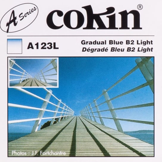 Filtr Cokin A123L Rozmiar S Połówkowy Niebieski B2 Cokin