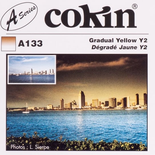 Filtr Cokin A133 Rozmiar S Połówkowy Żółty Y2 Cokin