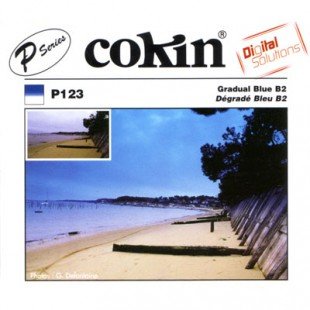 Filtr COKIN P123, połówkowy niebieski B2 Cokin