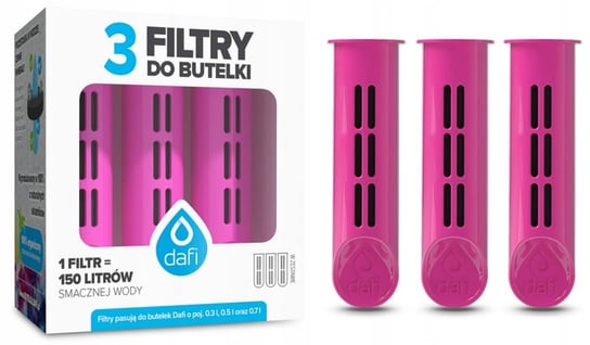 Filtr Do Butelki Dafi Soft I Solid Flamingowy 3Szt Dafi