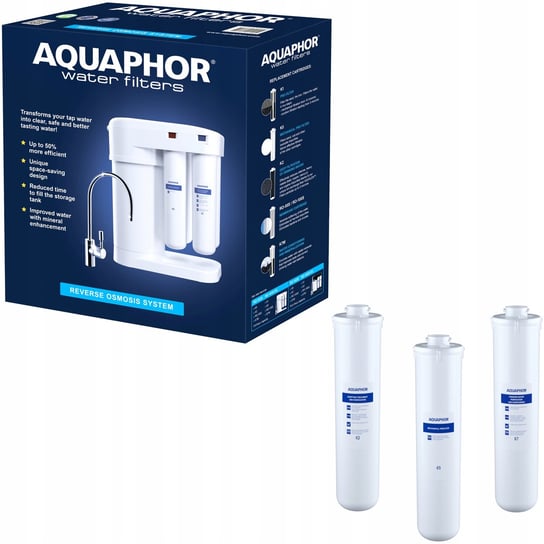 Filtr odwróconej osmozy Aquaphor RO-101S Morion + wkłady K5, K2, K7M AQUAPHOR