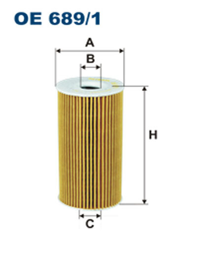 Filtr oleju Filtron OE 689/1 Filtron