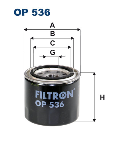 Filtr oleju Filtron OP 536 Filtron