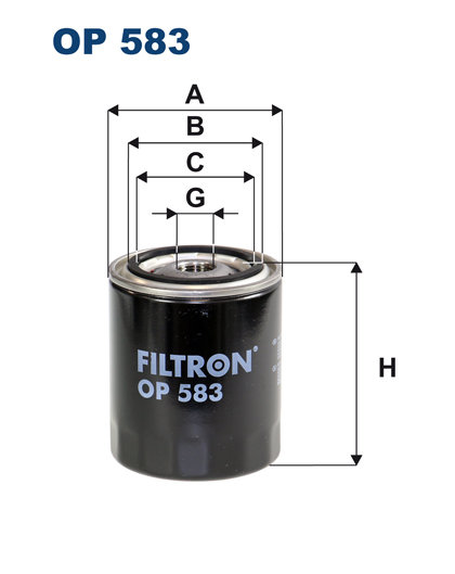 Filtr oleju Filtron OP 583 Filtron