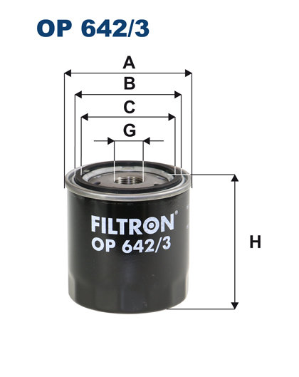 Filtr oleju Filtron OP 642/3 Filtron