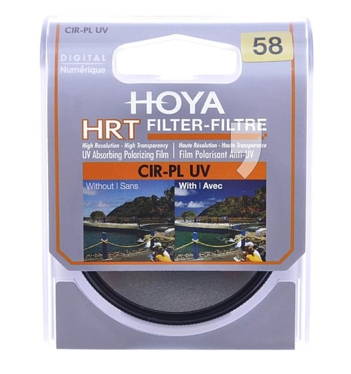 Filtr polaryzacyjny PL-CIR UV HOYA, 58 mm, HRT Hoya