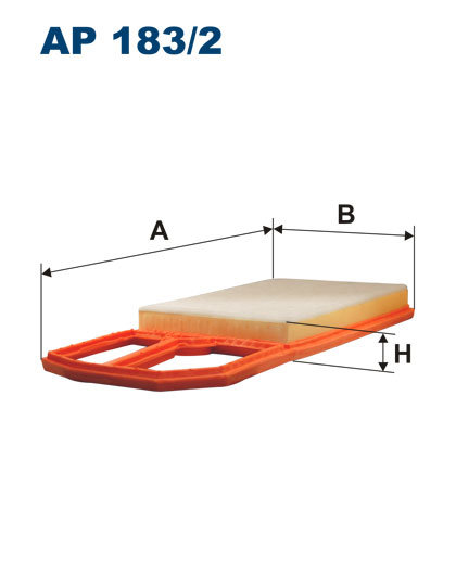 Filtr powietrza Filtron AP 183/2 Filtron