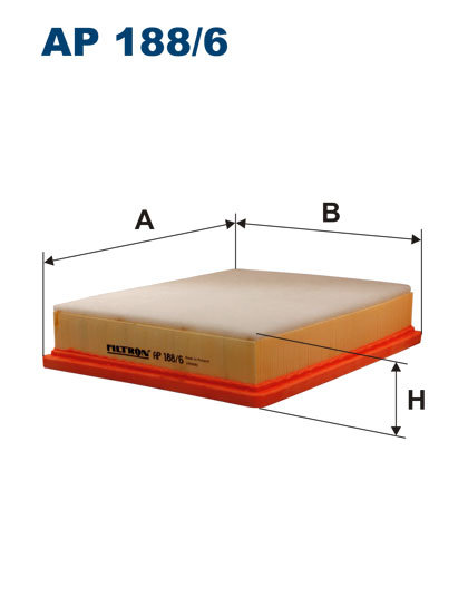 Filtr powietrza Filtron AP 188/6 Filtron