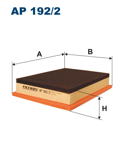 Filtr powietrza Filtron AP 192/2 Filtron