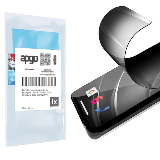 Filtr prywatyzujący Privacy 7H do Vivo Y33S V2166A - apgo Flexible Glass niepękający apgo