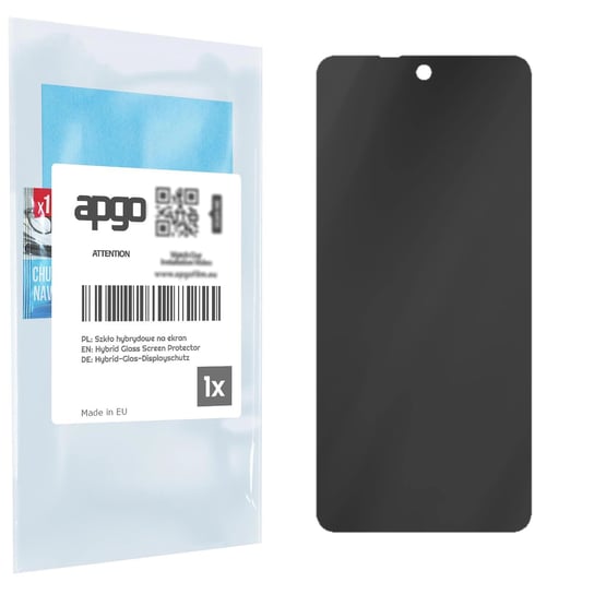 Filtr prywatyzujący Privacy 7H do Xiaomi Poco X3 NFC - apgo Flexible Glass niepękający apgo